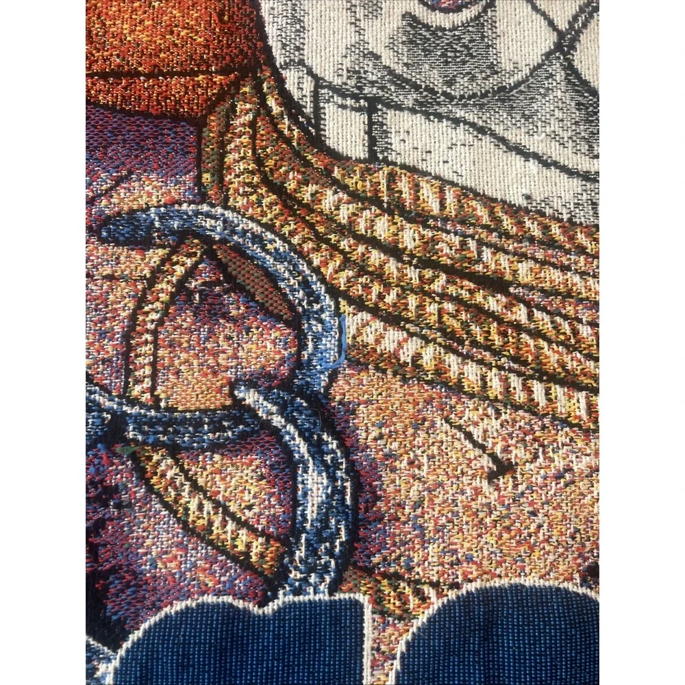 Indianapolis Colts Woven Tapestry Throw Home Field Advantage NFL Football